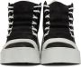 Boris Bidjan Saberi Black & Off-White Suede Bamba 1.1 High Top Sneakers - Thumbnail 2