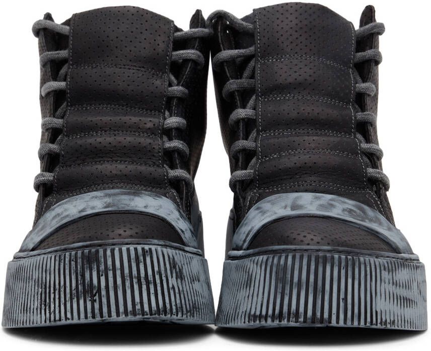 Boris Bidjan Saberi Black High Bamba 1.1 Sneakers