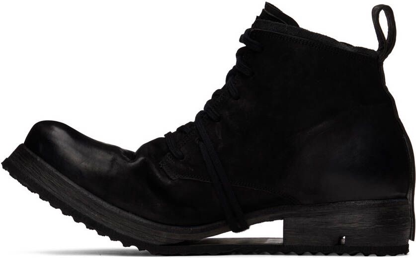 Boris Bidjan Saberi Black Leather Boot4 Boots