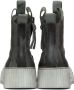 Boris Bidjan Saberi Grey Bamba 3.1 High Top Sneakers - Thumbnail 4