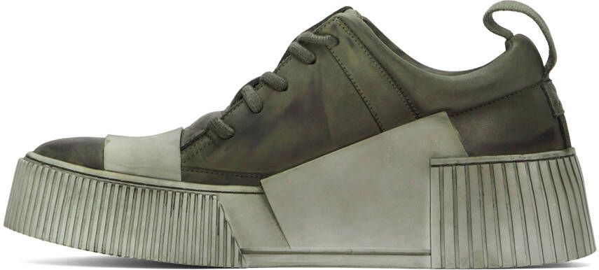 Boris Bidjan Saberi SSENSE Exclusive Khaki Bamba 2.1 Sneakers