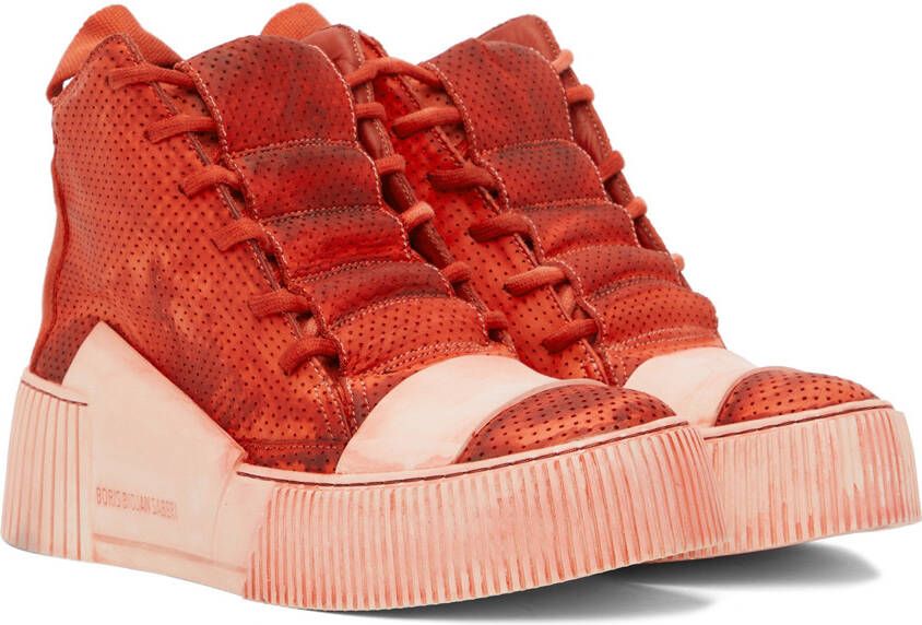 Boris Bidjan Saberi SSENSE Exclusive Red Bamba 1.1 Sneakers