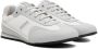 BOSS Gray & White Paneled Sneakers - Thumbnail 4