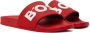 BOSS Red Raised Contrast Logo Slides - Thumbnail 4