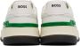 BOSS White & Green Reflective Sneakers - Thumbnail 2