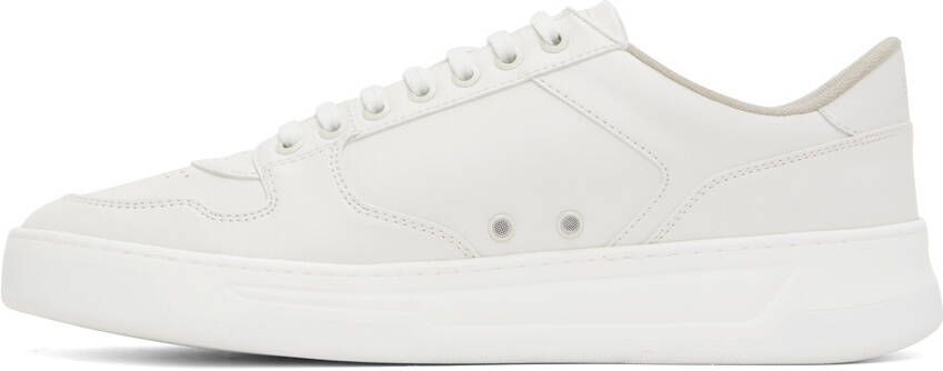 BOSS White Leather Sneakers