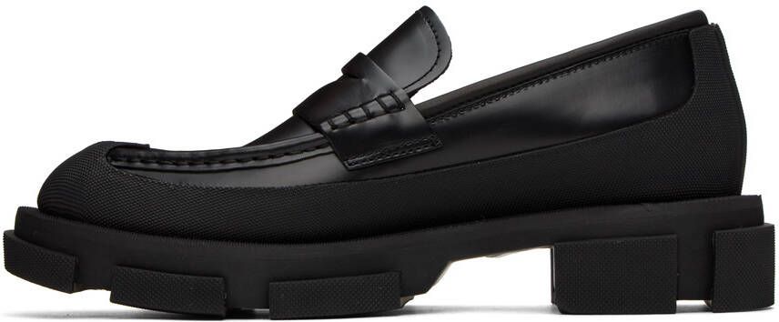 both Black Gao Loafers