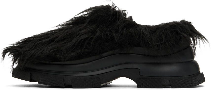 both Black Gao Low Faux-Fur Loafers