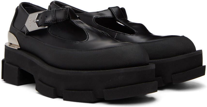 both Black Gao Mary Jane Platform Loafers