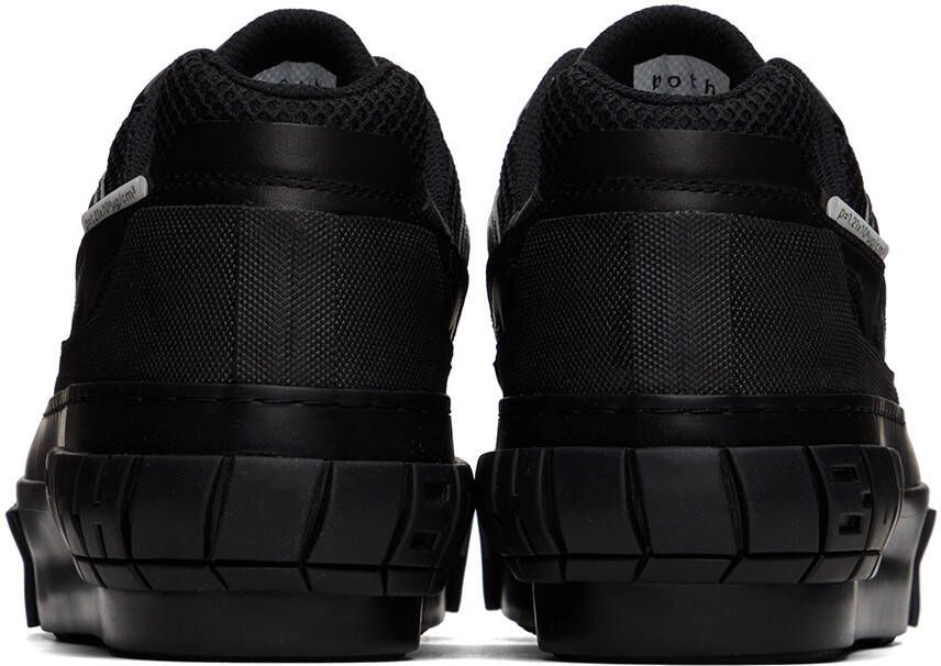 both Black Tyres Platform Sneakers