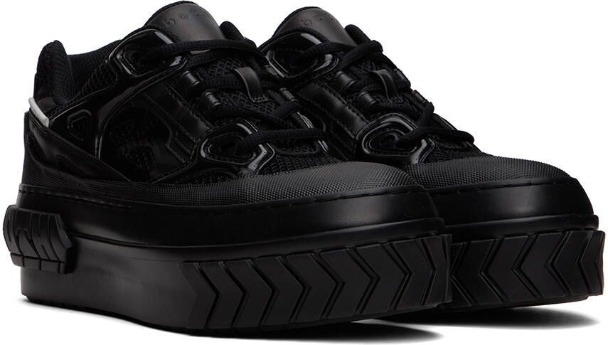 both Black Tyres Platform Sneakers