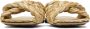 Bottega Veneta Beige Raffia Stretch Flat Sandals - Thumbnail 2