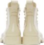 Bottega Veneta Beige Stride Ankle Boots - Thumbnail 4