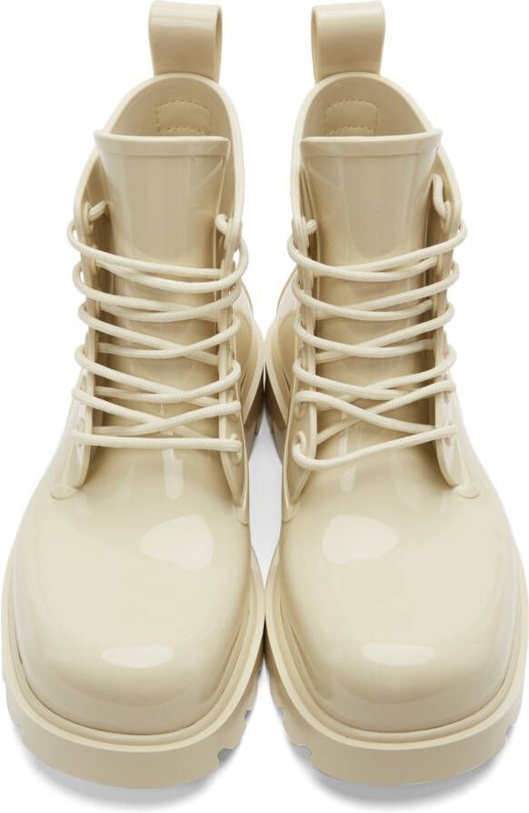 Bottega Veneta Beige Stride Ankle Boots