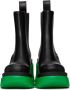 Bottega Veneta Black & Green Flash Boots - Thumbnail 2