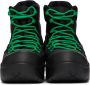 Bottega Veneta Black & Green Puddle Bomber Boots - Thumbnail 2