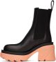 Bottega Veneta Black & Pink Flash Chelsea Boots - Thumbnail 3