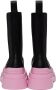 Bottega Veneta Black & Pink Tire Chelsea Boots - Thumbnail 2