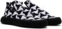 Bottega Veneta Black & White Ripple Sneakers - Thumbnail 4