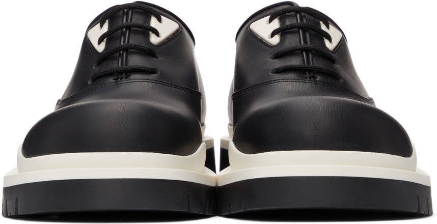 Bottega Veneta Black & White Tire Derbys