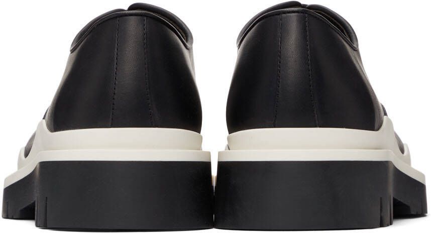 Bottega Veneta Black & White Tire Derbys