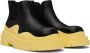 Bottega Veneta Black & Yellow Tire Chelsea Boots - Thumbnail 4