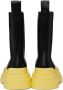 Bottega Veneta Black & Yellow Tire Chelsea Boots - Thumbnail 2