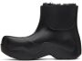 Bottega Veneta Black Cozy Puddle Chelsea Boots - Thumbnail 3