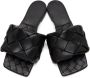 Bottega Veneta Black Intrecciato Lido Flat Sandals - Thumbnail 5