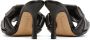 Bottega Veneta Black Intrecciato Lido Heeled Sandals - Thumbnail 4