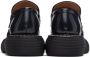 Bottega Veneta Black Leather Swell Loafers - Thumbnail 2
