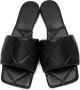 Bottega Veneta Black Padded Lido Flat Sandals - Thumbnail 5