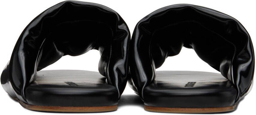 Bottega Veneta Black Padded Mules