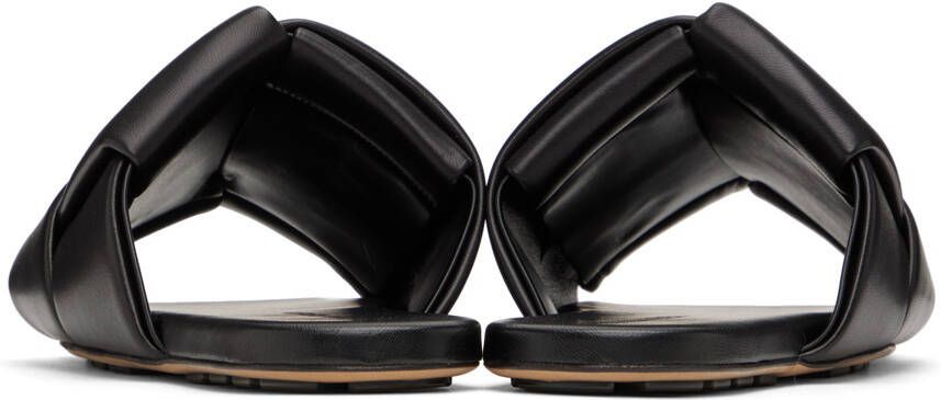 Bottega Veneta Black Patch Sandals