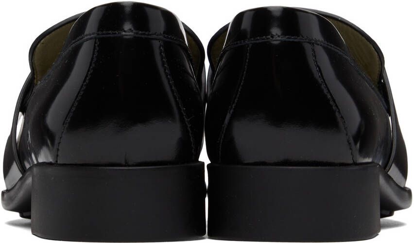 Bottega Veneta Black Patent Madame Loafers