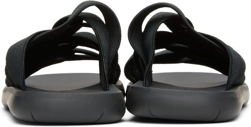 Bottega Veneta Black Plat Sandals