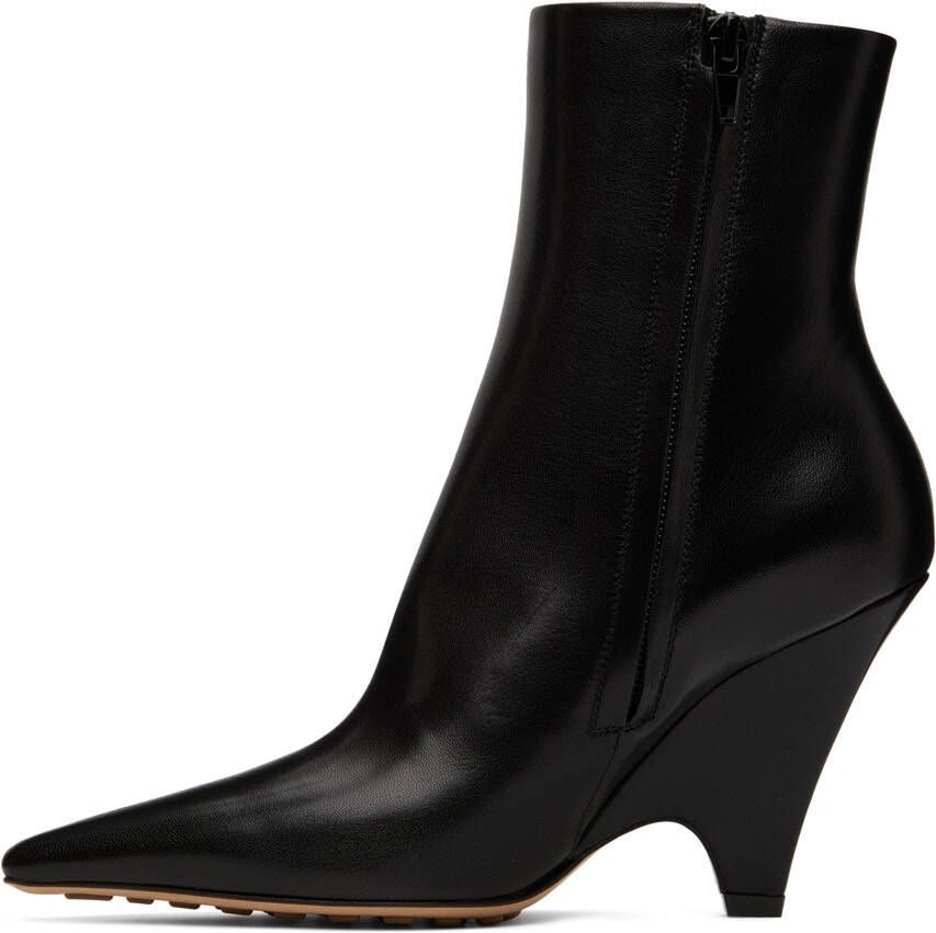 Bottega Veneta Black Point Ankle Boots