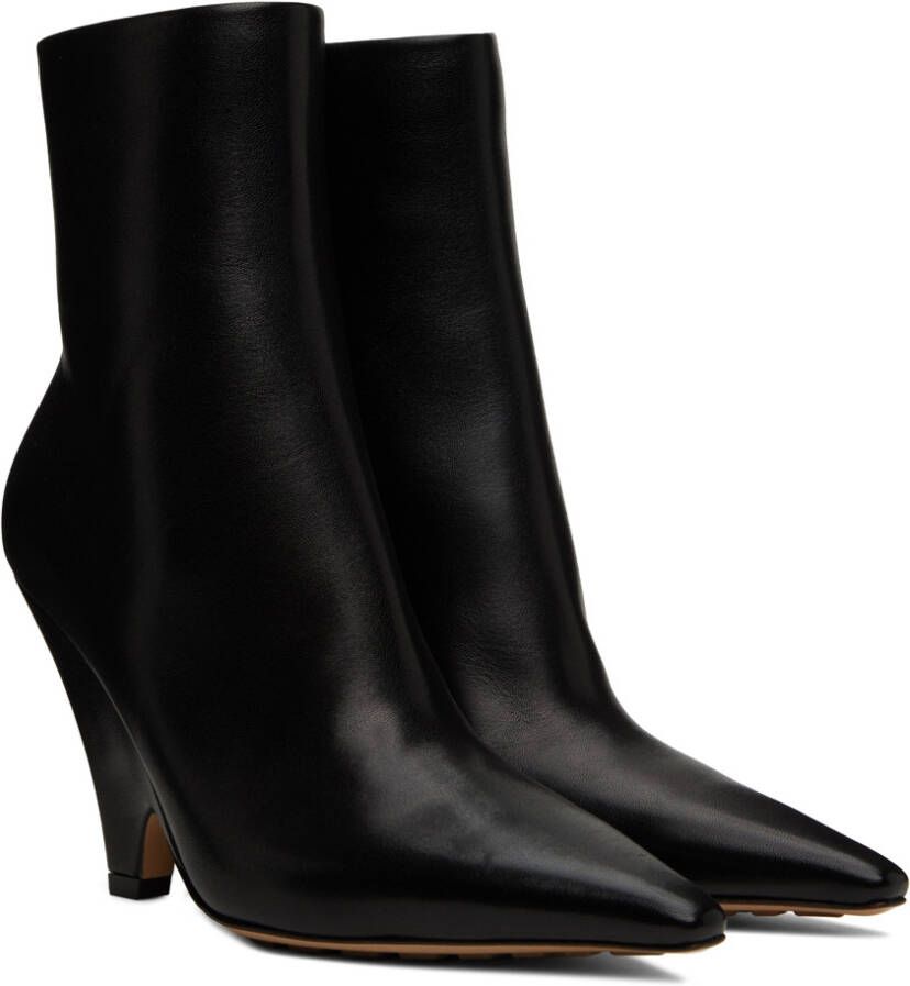 Bottega Veneta Black Point Ankle Boots