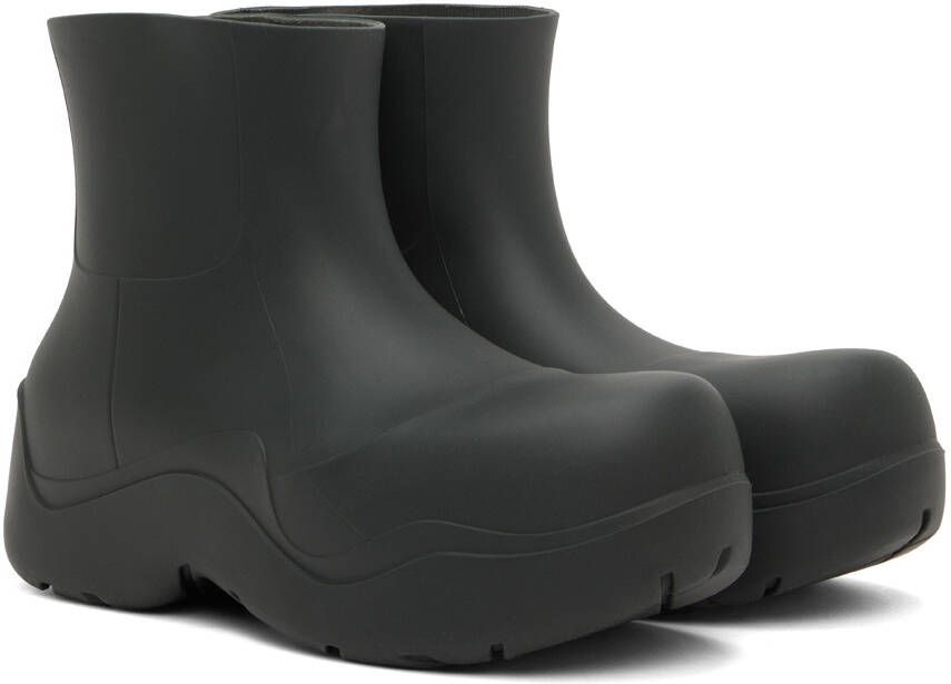 Bottega Veneta Black Puddle Boots