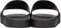 Bottega Veneta Black Rubber Slider Sandals - Thumbnail 4