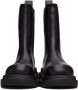Bottega Veneta Black Shearling Lug Chelsea Boots - Thumbnail 2