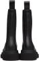 Bottega Veneta Black Shearling Lug Chelsea Boots - Thumbnail 4