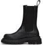 Bottega Veneta Black Shearling Lug Chelsea Boots - Thumbnail 3