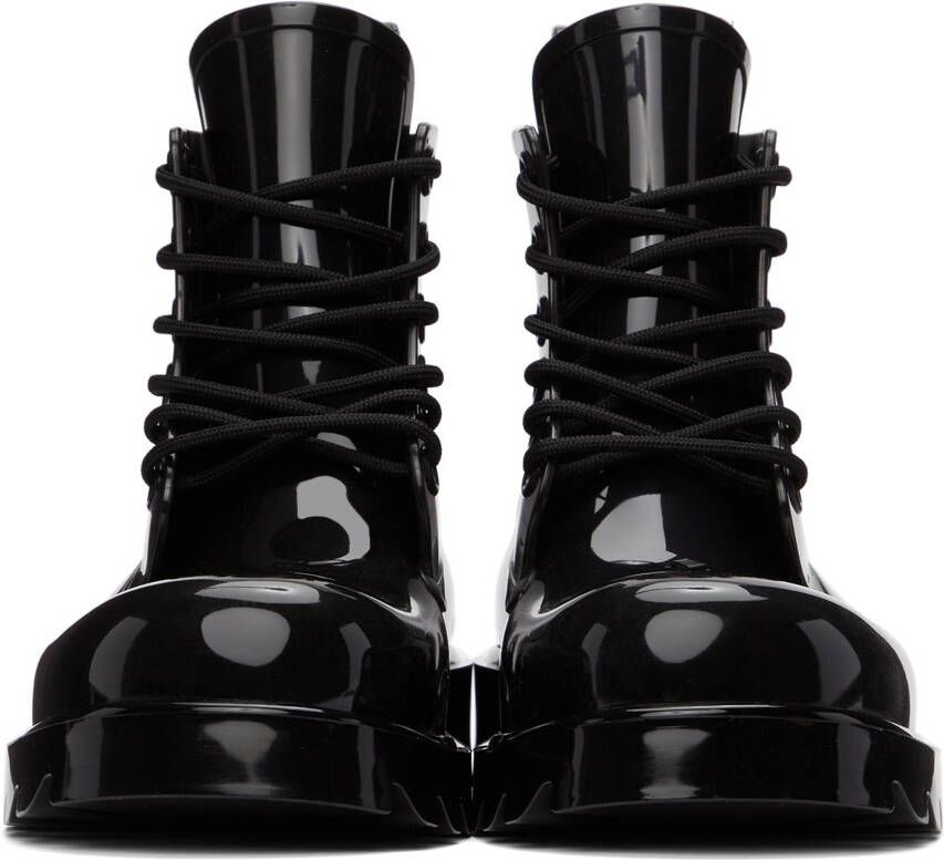 Bottega Veneta Black Stride Ankle Boots