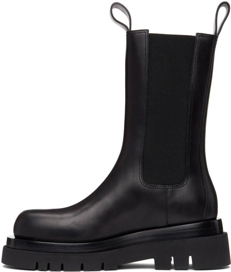 Bottega Veneta Black 'The Lug' Chelsea Boots