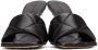 Bottega Veneta Black The Rubber Lido Heeled Sandals - Thumbnail 2