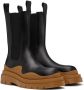 Bottega Veneta Black Tire Chelsea Boots - Thumbnail 4