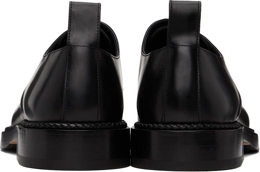 Bottega Veneta Black Wardrobe Lace-Up Derbys