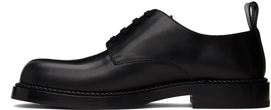 Bottega Veneta Black Wardrobe Lace-Up Derbys