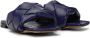 Bottega Veneta Blue Lido Flat Sandals - Thumbnail 4